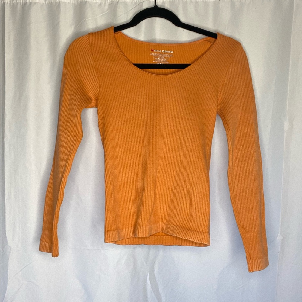 Orange Long sleeve top